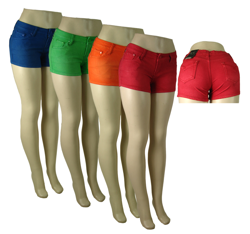 Wholesale Womens Cute Color Shorts