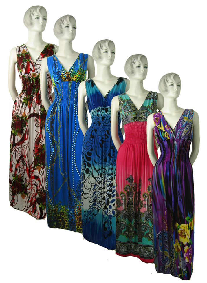 Wholesale Assorted Long Dresses